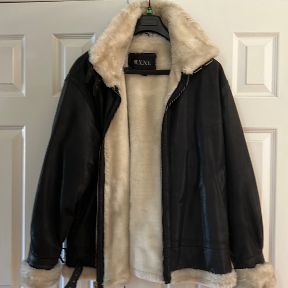 Bomber Aviator Leather Jacket,